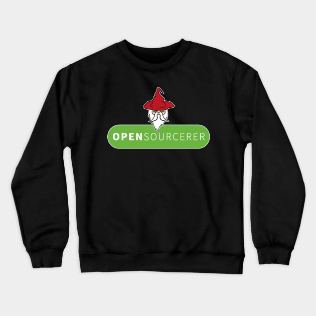 Open Sourcerer Crewneck Sweatshirt by RobiMerch